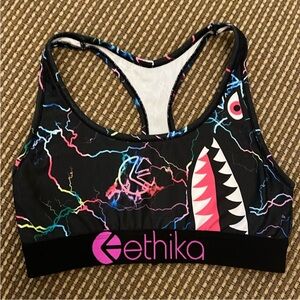 EUC Ethika racerback bra size small